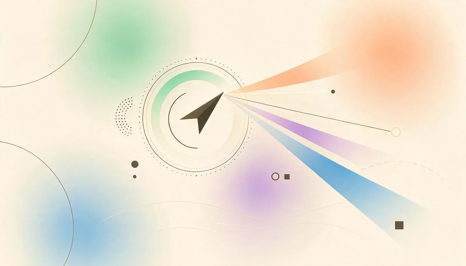 AI 决策支持解决方案插画