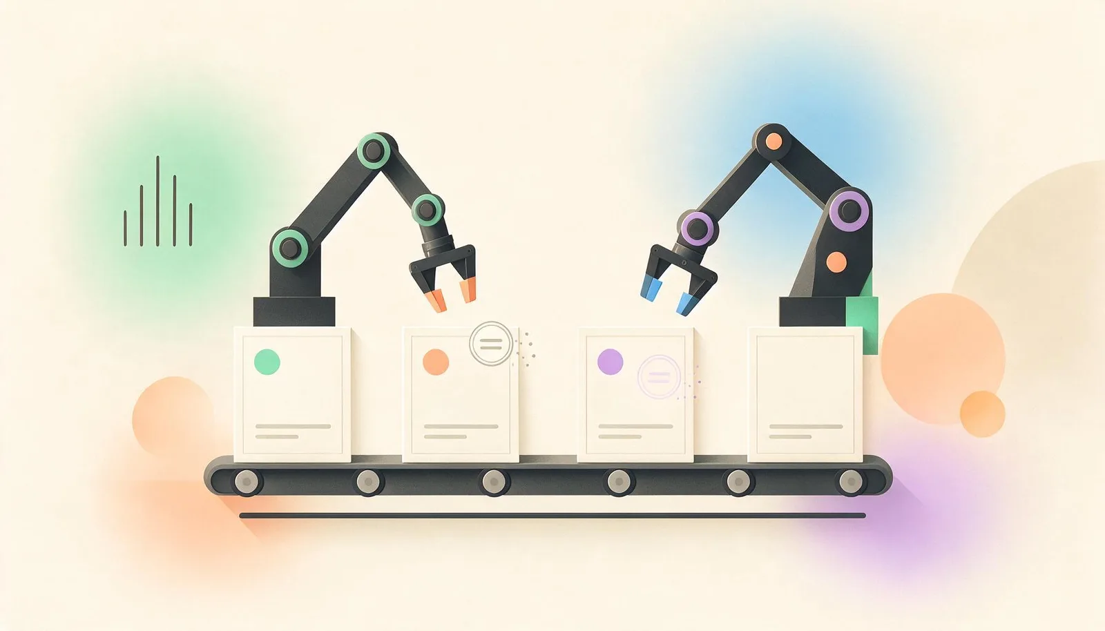 AI 运营解决方案插画