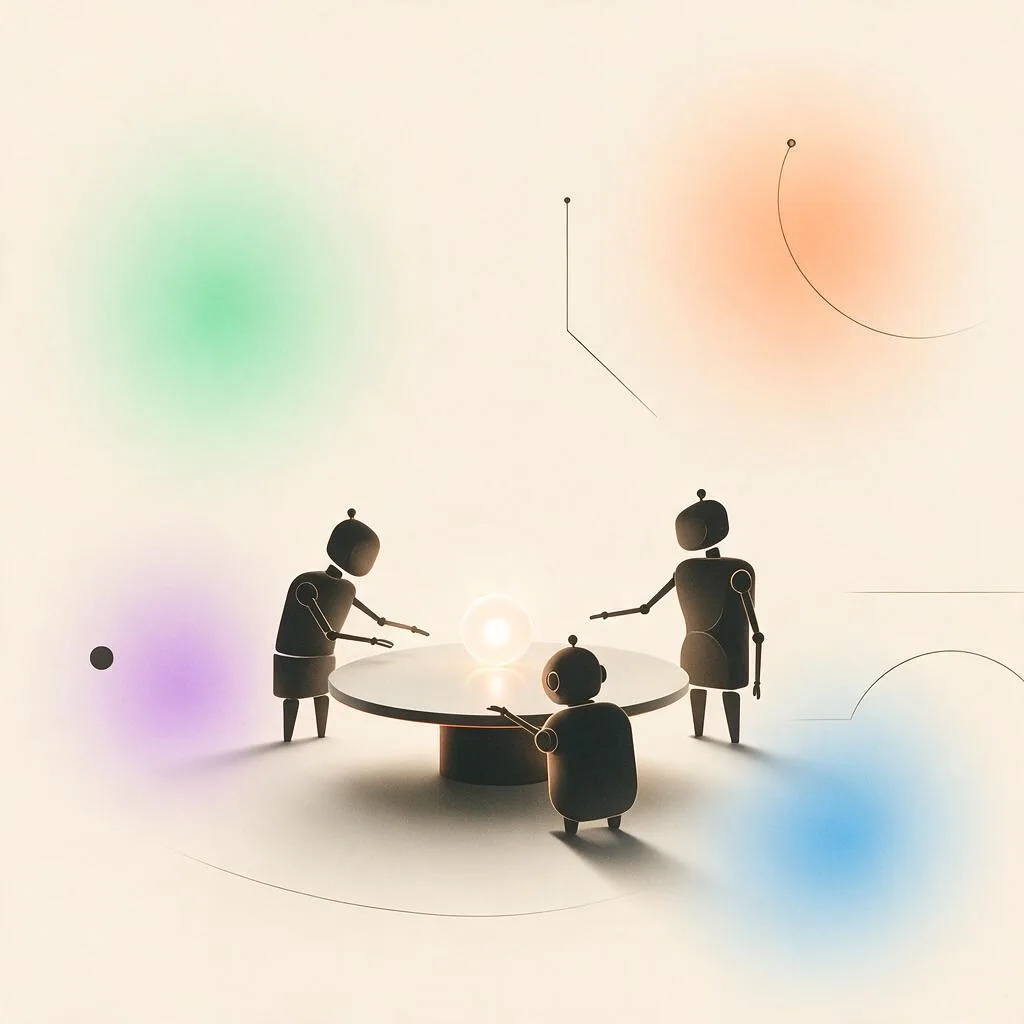 什么是 Multi-Agent 多智能体系统插画